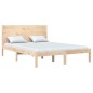 vidaXL Estructura de cama madera maciza 150x200 cm vidaXL Estructura de cama madera maciza 150x200 cm