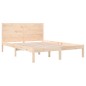 vidaXL Estructura de cama madera maciza 150x200 cm vidaXL Estructura de cama madera maciza 150x200 cm