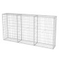 vidaXL Cesta de muro de gaviones acero galvanizado 200x30x100 cm vidaXL Cesta de muro de gaviones acero galvanizado 200x30x100 cm