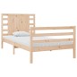 vidaXL Estructura de cama madera maciza de pino 90x190 cm vidaXL Estructura de cama madera maciza de pino 90x190 cm