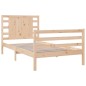 vidaXL Estructura de cama madera maciza de pino 90x190 cm vidaXL Estructura de cama madera maciza de pino 90x190 cm