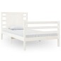 vidaXL Estructura de cama madera maciza de pino 90x200 cm