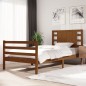 vidaXL Estructura de cama madera maciza pino marrón miel 100x200 cm vidaXL Estructura de cama madera maciza pino marrón miel 100x200 cm
