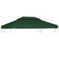 vidaXL Cubierta de repuesto de cenador 310 g/m² verde 3x4 m vidaXL Cubierta de repuesto de cenador 310 g/m² verde 3x4 m