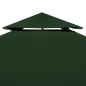 vidaXL Cubierta de repuesto de cenador 310 g/m² verde 3x4 m vidaXL Cubierta de repuesto de cenador 310 g/m² verde 3x4 m