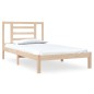 vidaXL Estructura de cama de madera maciza de pino 90x200 cm vidaXL Estructura de cama de madera maciza de pino 90x200 cm