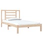 vidaXL Estructura de cama de madera maciza de pino 90x200 cm vidaXL Estructura de cama de madera maciza de pino 90x200 cm