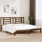 vidaXL Estructura de cama madera maciza de pino marrón miel 200x200 cm