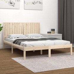 vidaXL Estructura de cama de madera maciza de pino 160x200 cm