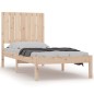 vidaXL Estructura de cama madera maciza 75x190 cm vidaXL Estructura de cama madera maciza 75x190 cm