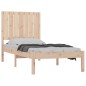 vidaXL Estructura de cama madera maciza 75x190 cm vidaXL Estructura de cama madera maciza 75x190 cm