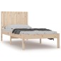 vidaXL Estructura de cama madera maciza de pino 90x190 cm vidaXL Estructura de cama madera maciza de pino 90x190 cm