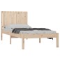 vidaXL Estructura de cama madera maciza de pino 90x190 cm vidaXL Estructura de cama madera maciza de pino 90x190 cm