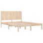 vidaXL Estructura de cama madera maciza 180x200 cm