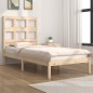 vidaXL Estructura de cama madera maciza de pino 100x200 cm vidaXL Estructura de cama madera maciza de pino 100x200 cm
