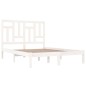 vidaXL Estructura de cama madera maciza de pino blanco 120x200 cm