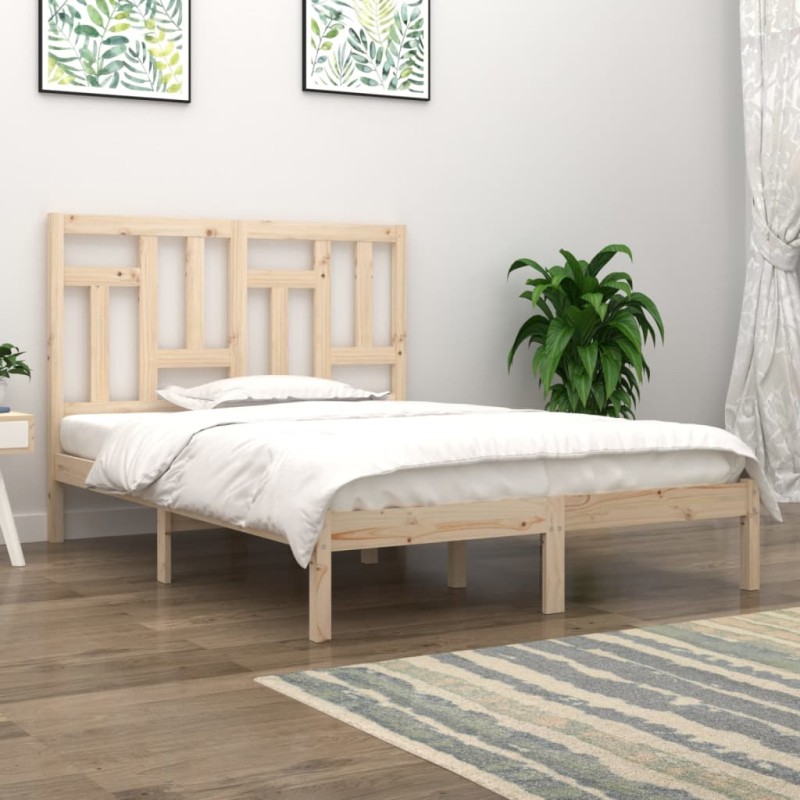 vidaXL Estructura de cama madera maciza de pino 180x200 cm vidaXL Estructura de cama madera maciza de pino 180x200 cm