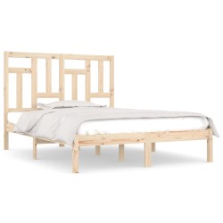 vidaXL Estructura de cama madera maciza de pino 180x200 cm
