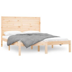 vidaXL Estructura de cama madera maciza de pino 120x200 cm