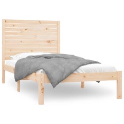 vidaXL Estructura de cama de madera maciza 100x200 cm