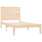 vidaXL Estructura de cama de madera maciza 100x200 cm vidaXL Estructura de cama de madera maciza 100x200 cm