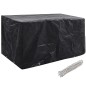 vidaXL Cubierta para muebles de jardín 8 ojales 180x70x90 cm