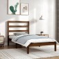 vidaXL Estructura de cama madera maciza pino marrón miel 100x200 cm vidaXL Estructura de cama madera maciza pino marrón miel 100x200 cm