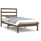vidaXL Estructura de cama madera maciza pino marrón miel 100x200 cm vidaXL Estructura de cama madera maciza pino marrón miel 100x200 cm
