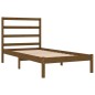 vidaXL Estructura de cama madera maciza pino marrón miel 100x200 cm vidaXL Estructura de cama madera maciza pino marrón miel 100x200 cm