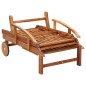 vidaXL Set de tumbonas con mesita 2 uds madera maciza de acacia vidaXL Set de tumbonas con mesita 2 uds madera maciza de acacia