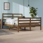 vidaXL Estructura de cama madera maciza de pino marrón miel 160x200 cm vidaXL Estructura de cama madera maciza de pino marrón miel 160x200 cm