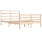 vidaXL Estructura de cama madera maciza de pino 140x200 cm vidaXL Estructura de cama madera maciza de pino 140x200 cm