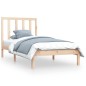 vidaXL Estructura de cama madera maciza de pino 75x190 cm vidaXL Estructura de cama madera maciza de pino 75x190 cm
