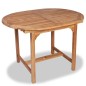 vidaXL Mesa de jardín extensible madera teca maciza (110-160)x80x75cm vidaXL Mesa de jardín extensible madera teca maciza (110-160)x80x75cm