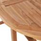 vidaXL Mesa de jardín extensible madera teca maciza (110-160)x80x75cm vidaXL Mesa de jardín extensible madera teca maciza (110-160)x80x75cm