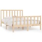 vidaXL Estructura de cama madera maciza 120x190 cm vidaXL Estructura de cama madera maciza 120x190 cm