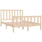 vidaXL Estructura de cama madera maciza 120x190 cm vidaXL Estructura de cama madera maciza 120x190 cm