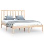vidaXL Estructura de cama madera maciza de pino 120x200 cm vidaXL Estructura de cama madera maciza de pino 120x200 cm