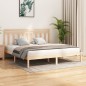 vidaXL Estructura de cama de madera maciza 200x200 cm
