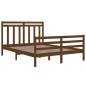 vidaXL Estructura cama madera maciza king size marrón miel 150x200 cm vidaXL Estructura cama madera maciza king size marrón miel 150x200 cm