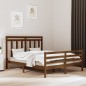 vidaXL Estructura de cama madera maciza de pino marrón miel 160x200 cm vidaXL Estructura de cama madera maciza de pino marrón miel 160x200 cm