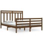 vidaXL Estructura de cama madera maciza de pino marrón miel 160x200 cm vidaXL Estructura de cama madera maciza de pino marrón miel 160x200 cm
