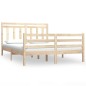 vidaXL Estructura de cama madera maciza 120x190 cm vidaXL Estructura de cama madera maciza 120x190 cm