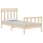 vidaXL Estructura de cama madera maciza 75x190 cm vidaXL Estructura de cama madera maciza 75x190 cm