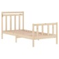 vidaXL Estructura de cama madera maciza 75x190 cm vidaXL Estructura de cama madera maciza 75x190 cm
