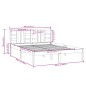 vidaXL Estructura de cama de madera maciza de pino gris 200x200 cm vidaXL Estructura de cama de madera maciza de pino gris 200x200 cm