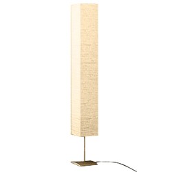 vidaXL Lámpara de pie con soporte de acero 170 cm beige