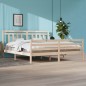 vidaXL Estructura de cama de madera maciza 200x200 cm vidaXL Estructura de cama de madera maciza 200x200 cm