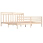 vidaXL Estructura de cama de madera maciza 200x200 cm vidaXL Estructura de cama de madera maciza 200x200 cm