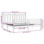 vidaXL Estructura de cama de madera maciza 200x200 cm vidaXL Estructura de cama de madera maciza 200x200 cm